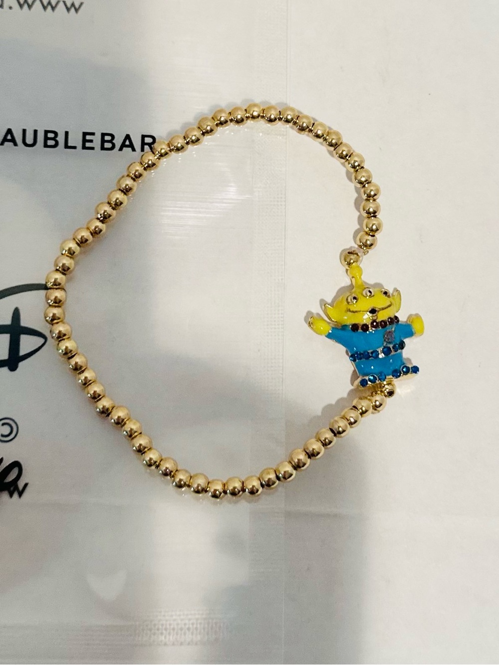 Baublebar NWT Disney Toy Story Alien Pisa Bracelet